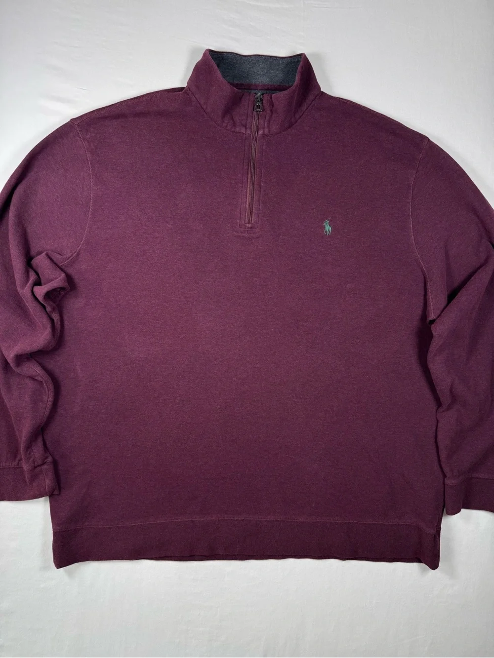Polo Ralph Lauren Burgundy Quarter Zip Pullover XXL